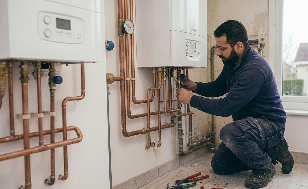 Entretien et dépannage d'une chaudière gaz