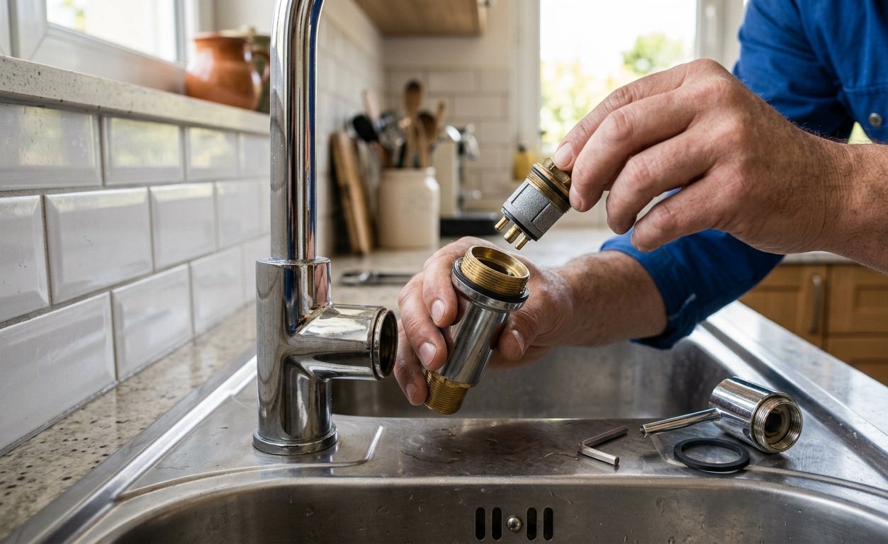 Remplacement de robinetterie et mitigeur